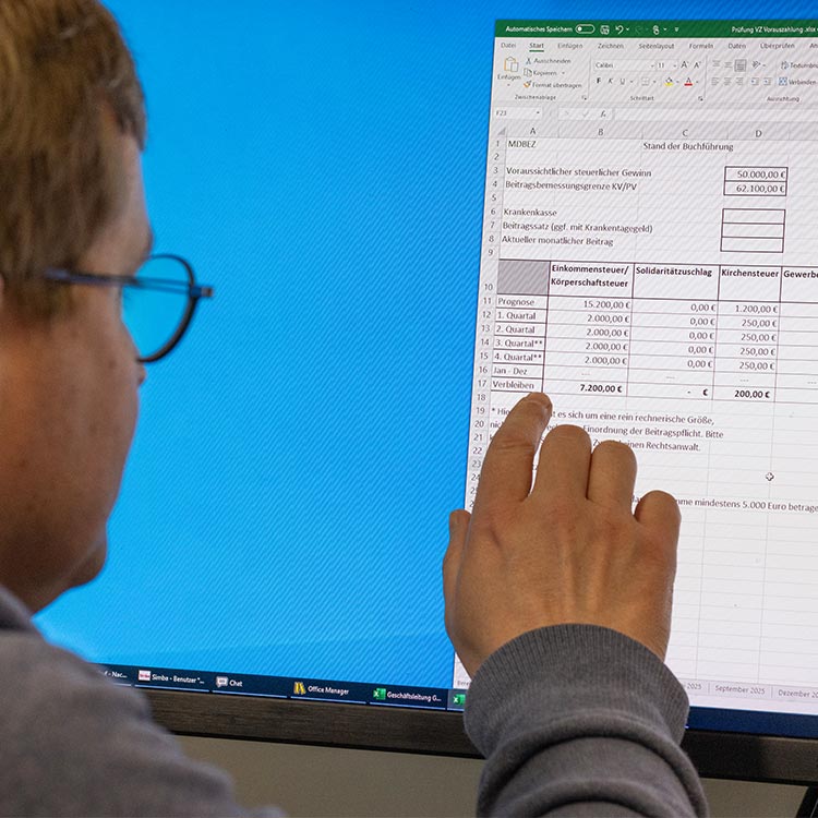 In drei Schritten zur Lohnabrechnung